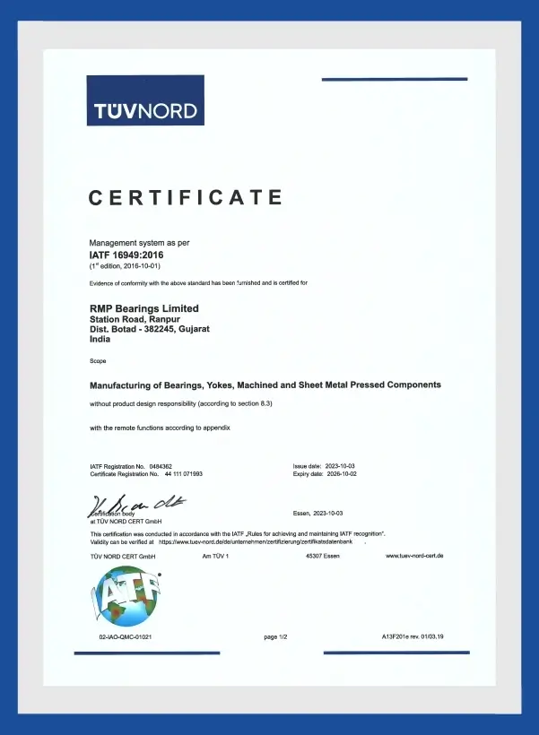 Certificate 1